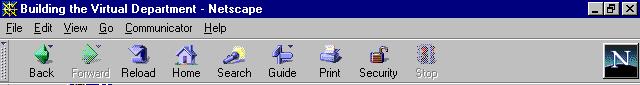 Netscape 4.0 Tool Bar