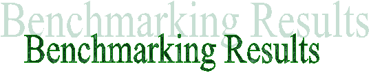 Benchmarking Results